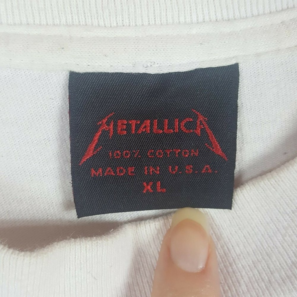 Vtg 90s Metallica Where Ever I May Roam T-Shirt XL - Picture 6 of 12